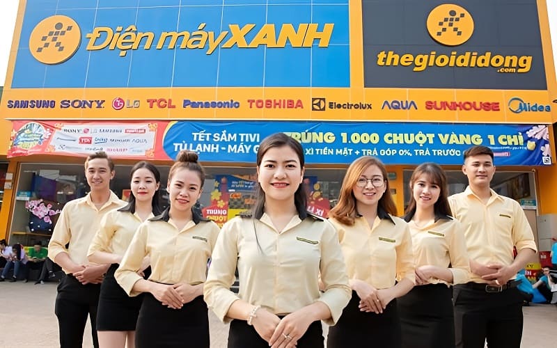 Các vị trí tuyển dụng cộng tác viên tại  Điện Máy Xanh